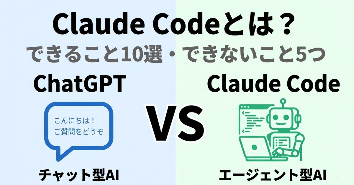 Claude Codeとは できること できないこと アイキャッチ